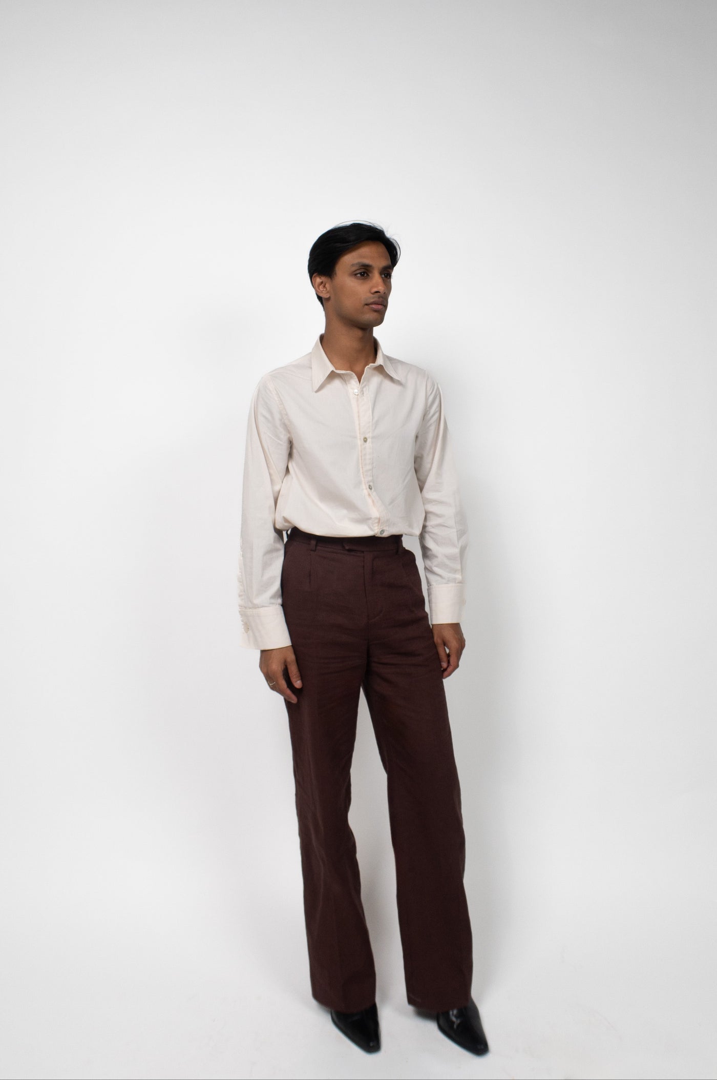 THE DAVI TROUSERS - Brown