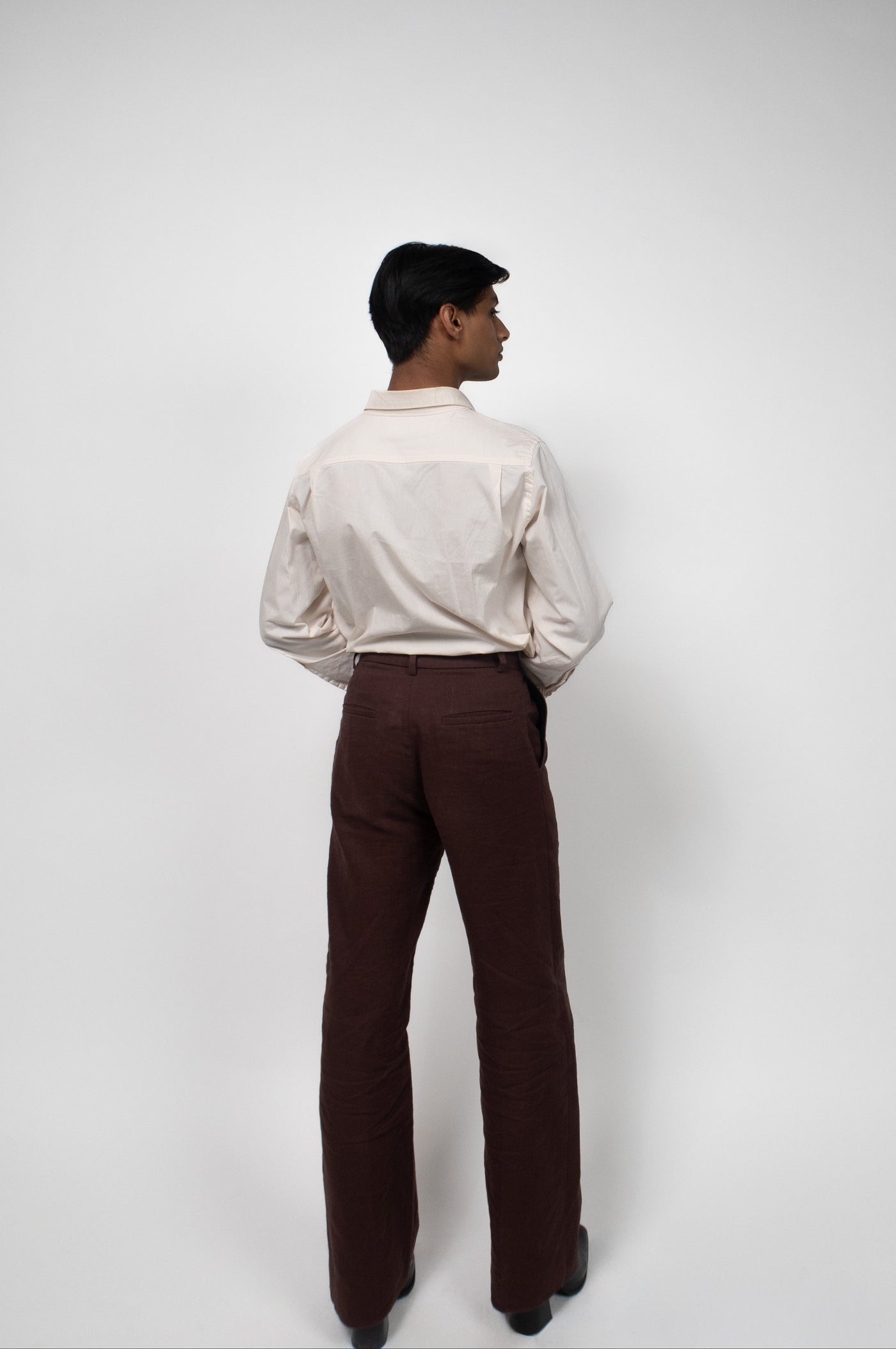 THE DAVI TROUSERS - Brown