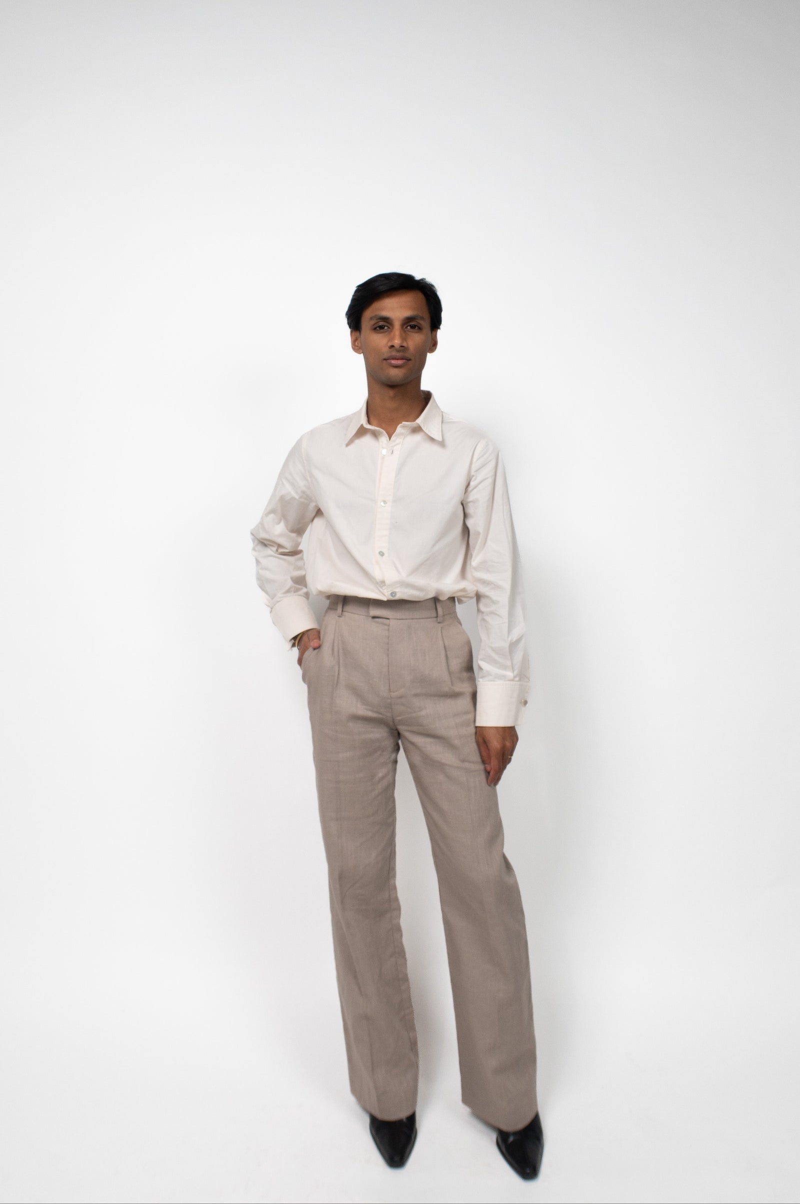 THE DAVI TROUSERS - Sand