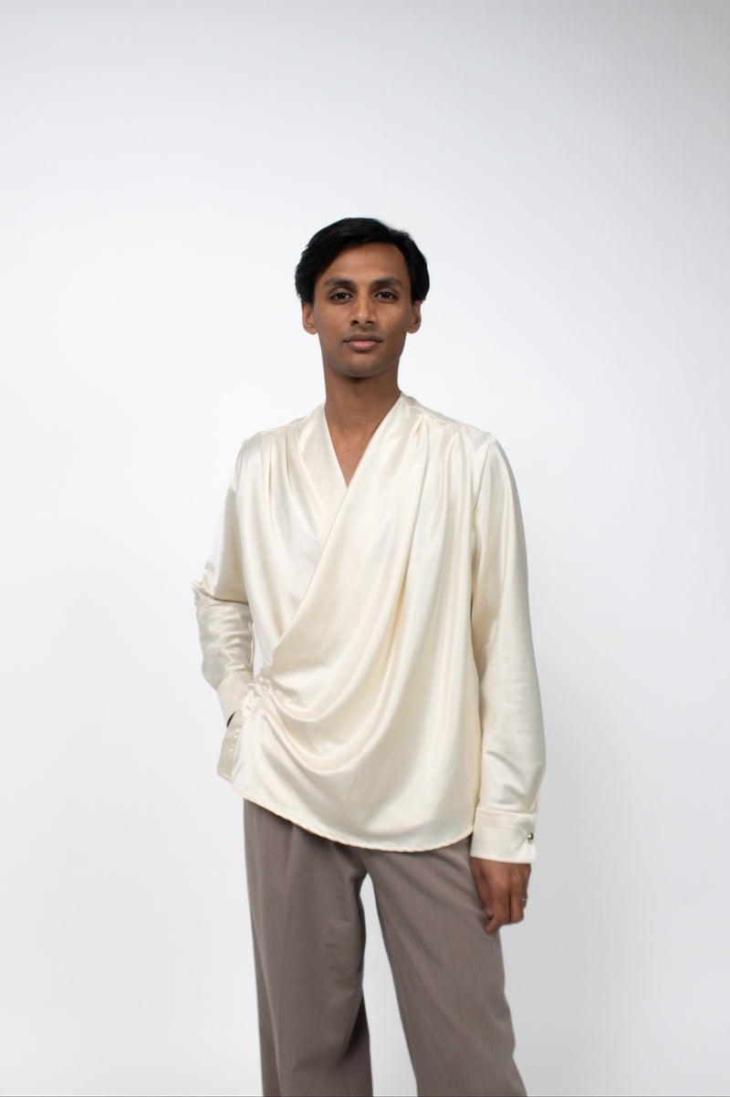THE ARELLE TOP - Cream