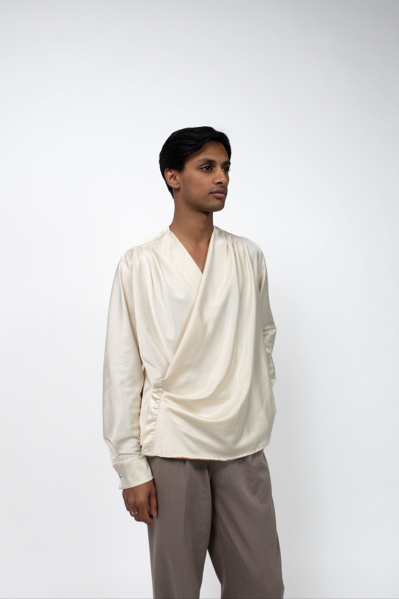 THE ARELLE TOP - Cream