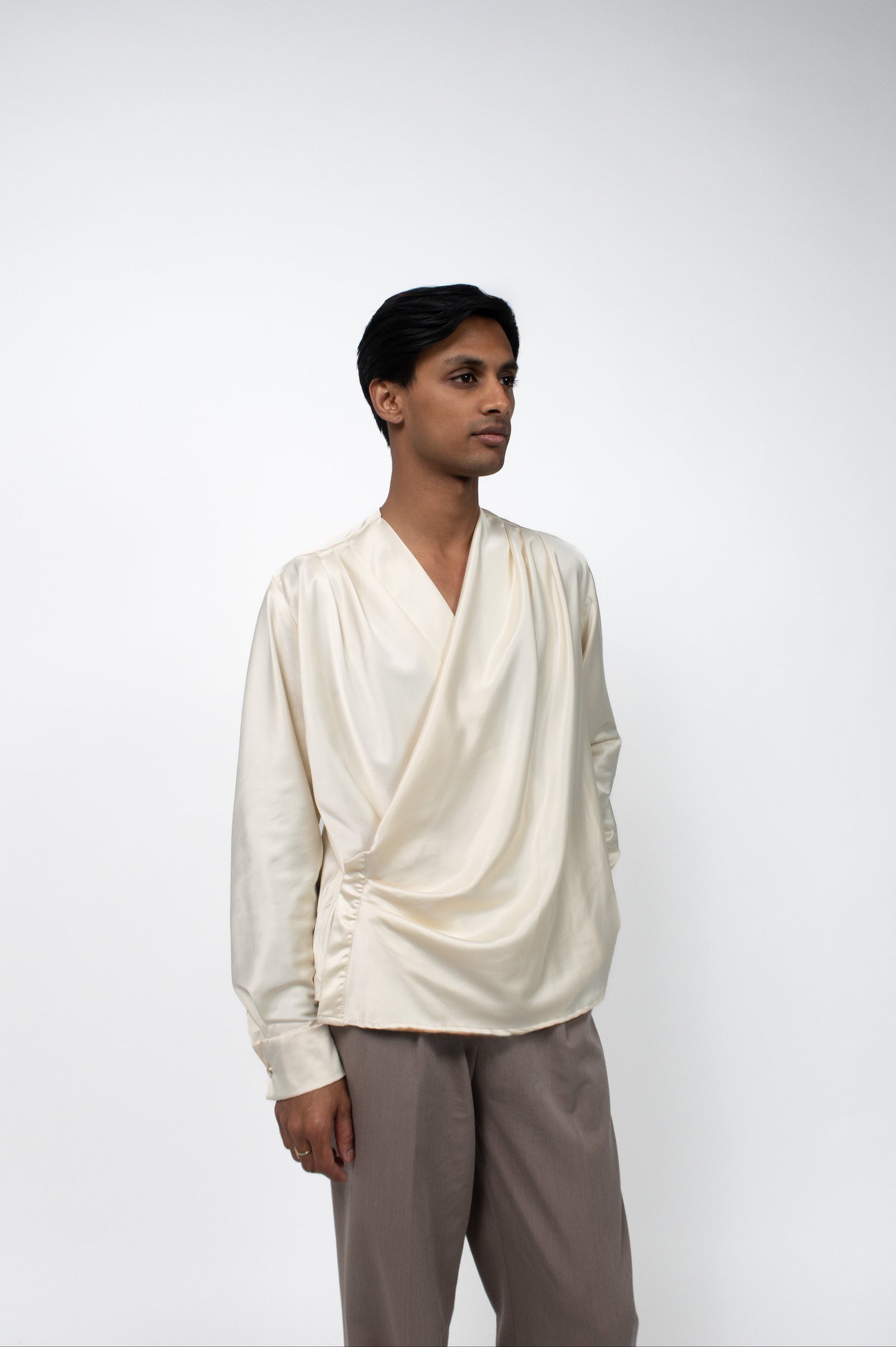THE ARELLE TOP - Cream