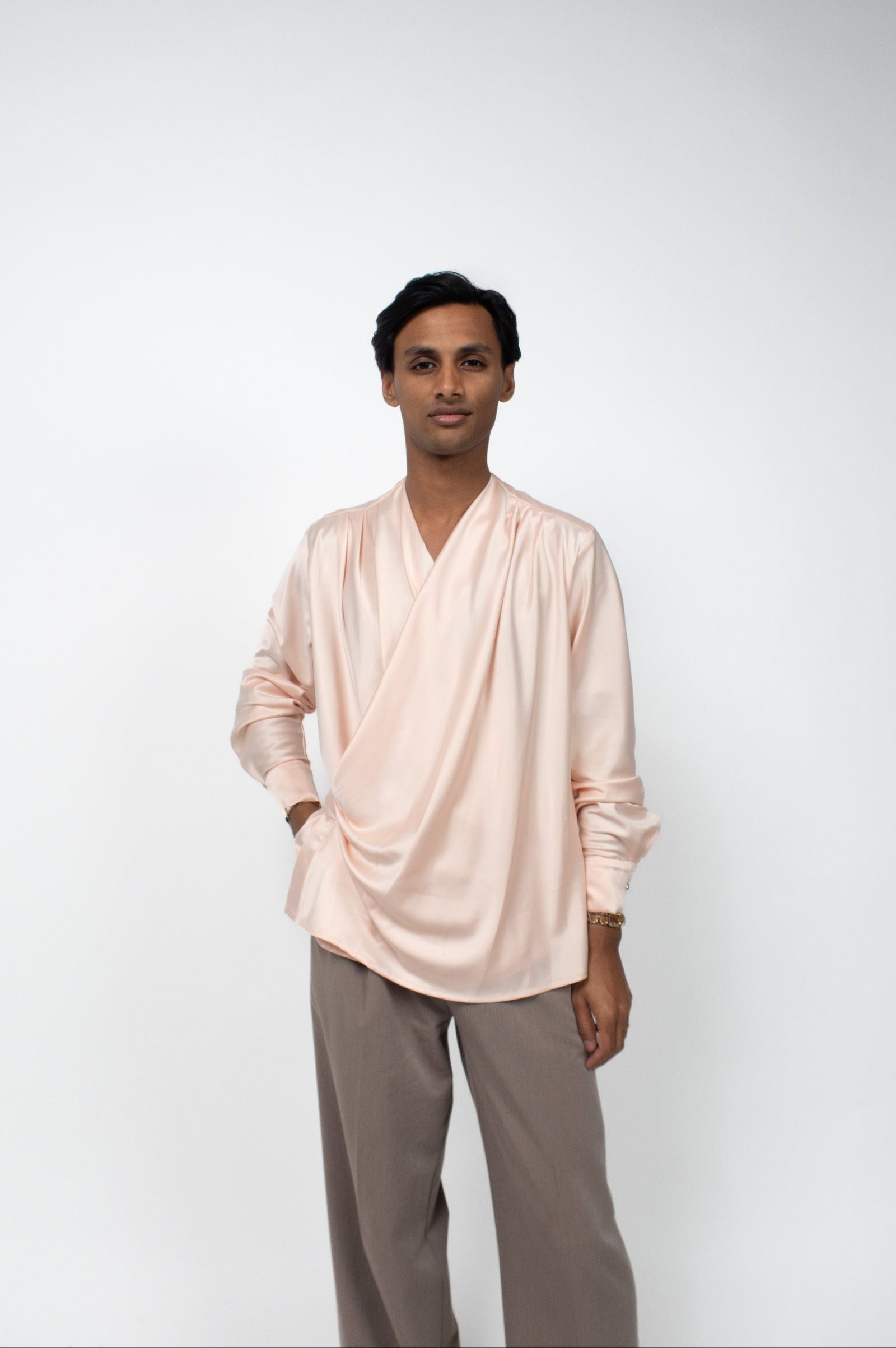 THE ARELLE TOP - Blush