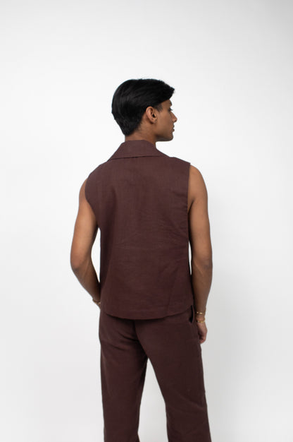 THE VIRA TOP - Brown