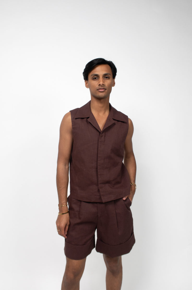 THE DANE SHORTS - Brown