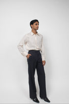 THE DAREN TROUSERS PINSTRIPE - Navy