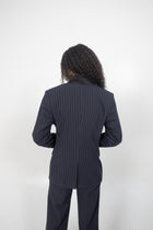 THE ELLIS BLAZER PINSTRIPE - Navy