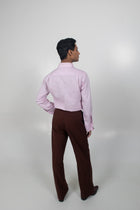 THE DAREN TROUSERS PINSTRIPE - Cocoa